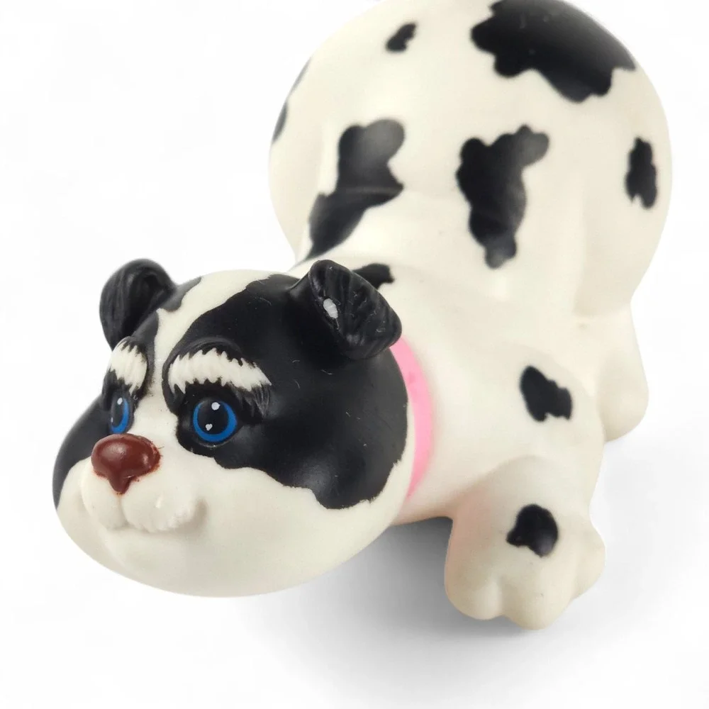 Vintage 1993 Hasbro Puppy Surprise Funtime Dalmatian Dog Figure Vinyl Toy Rare